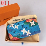 ルイヴィトンコピー三つ折財布 牛革+PVC